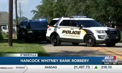 D'Iberville bank robbery suspect still on the run, officials say