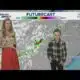 Mini-meteorologist Trevor gives the weekend forecast