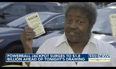 Powerball surges to $1.8B ahead of Saturday's drawing