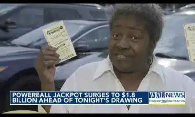 Powerball surges to $1.8B ahead of Saturday's drawing