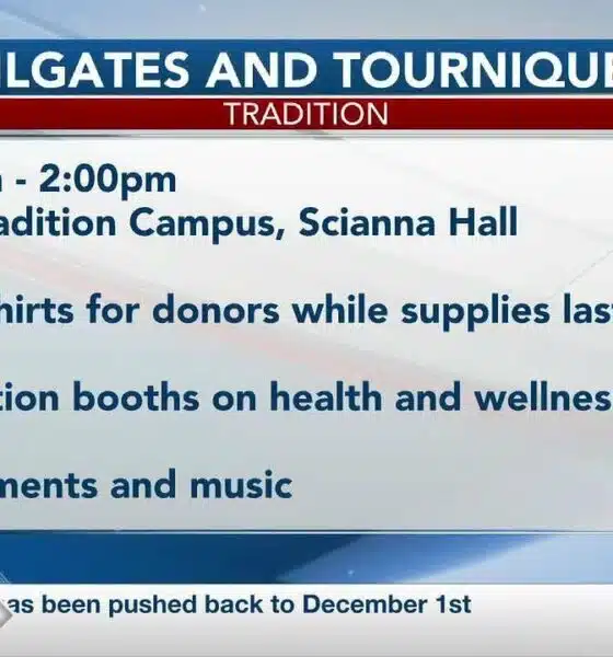William Carey University holds 'tailgates and tourniquets' blood drive