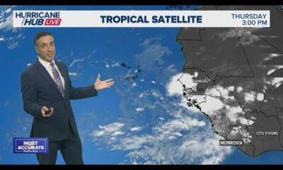 Area of interest forms in the Atlantic
