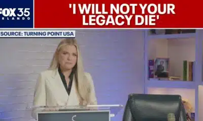 Erika Kirks delivers fist remarks on husband Charlie Kirk's death: 'I will not your legacy die'