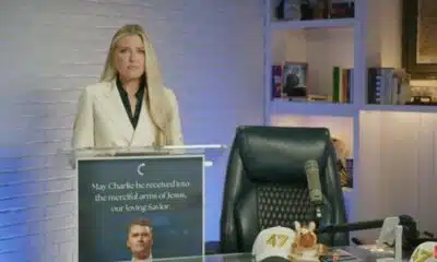 Charlie Kirk's widow Erika speaks publicly for 1st time since shooting