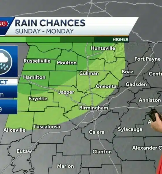 A very dry September forecast with hot afternoons ahead for Alabama.