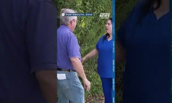 Ohio neighborhood fears landslide as retaining wall slips